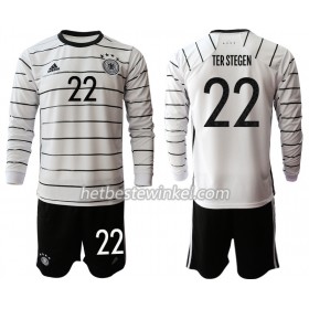 Duitsland TER STEGEN 22 Voetbaltenues Kind Thuis EK 2020 - LS (+ Korte broeken)